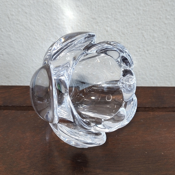 Royal Copenhagen Crystal Lotus Flower Tealight Candle Holder made in Denmark - Picture 4 of 8
